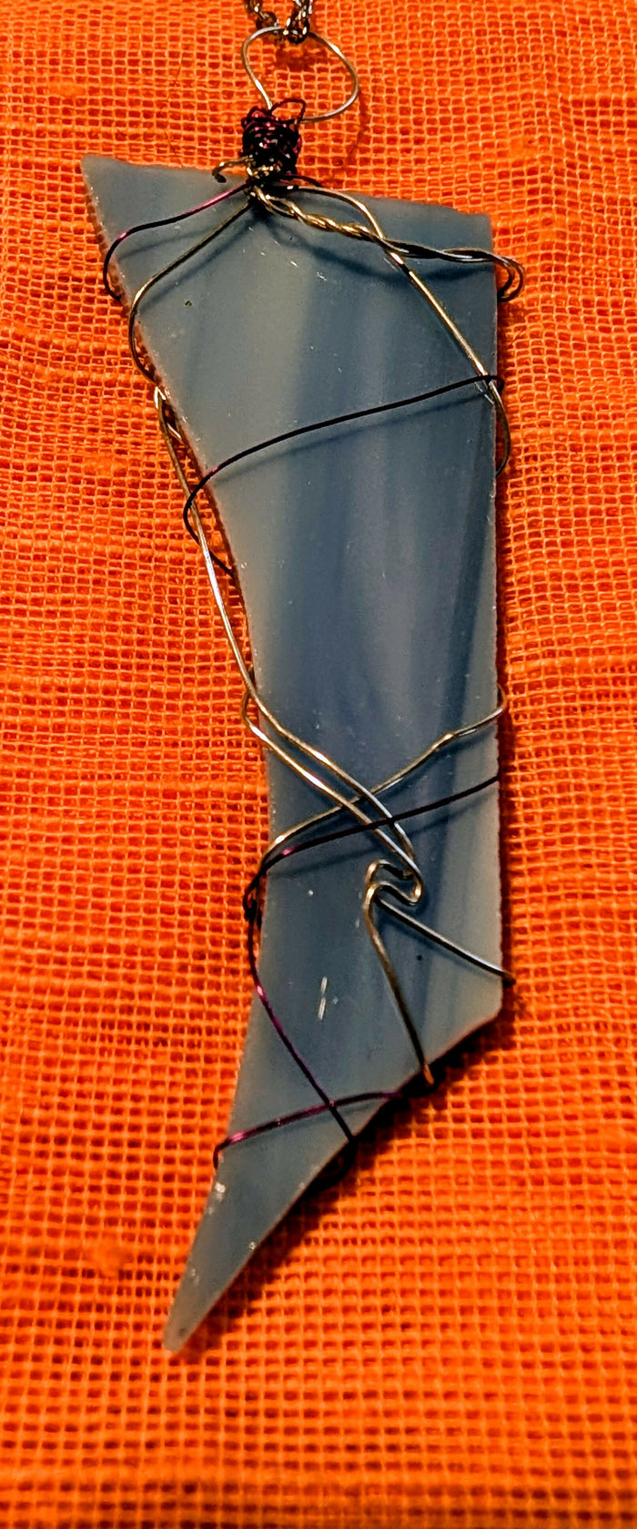 Necklace wire wrapped