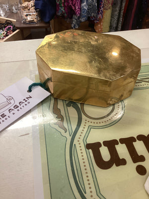 Vintage Brass Trinket Box