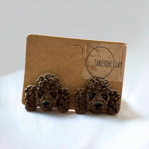 Dog Face Stud Earrings available at 33rd St