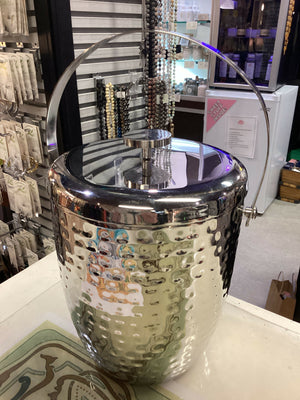 Vintage MCM Chrome Ice Bucket