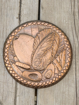 Vintage Copper wall hanging - Quebec