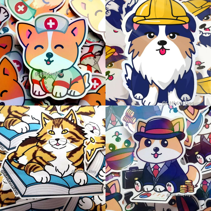 Pets At Work Stickers - Available at 33rd Street Location