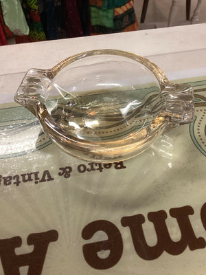 Vintage Art Deco Astray (gold-amber hue to the glass)