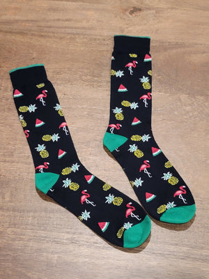 Pineapple, Watermelon + Flamingo socks - 33rd St W