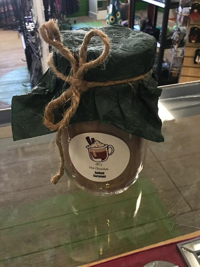 Salted caramel hot chocolate