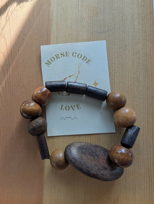 Morse code bracelet