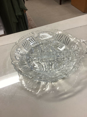 Vintage Cambridge Glass Divided Dish