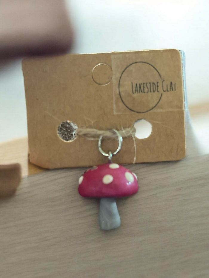 Pink Mushroom Pendant available at 33rd St