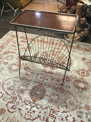 Vintage Magazine Side Table