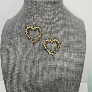 Gemstone earrings