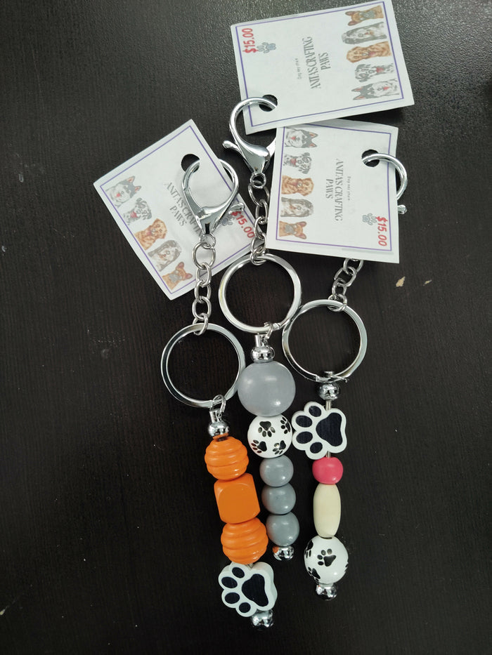 Key chains,back pack,purse, zipper clip ons