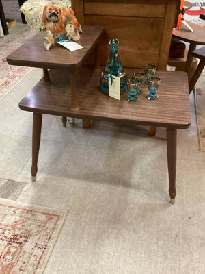 Vintage MCM Tiered End Tables (set 2)