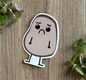 The Sad Potato Sticker