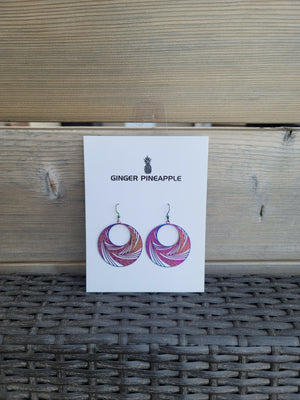 Iridescent earrings - 33rd St W