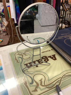 Vintage Mirror magnify bathroom Mirror Table/Hang MCM JAPAN