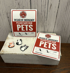 Emergency Pet Stickers