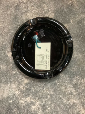Vintage Dark Brown Ashtray (large) chipped