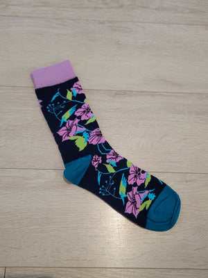 Purple Tropical socks - 33rd St W