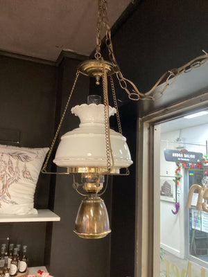 Vintage Swag Lamp. Top & Bottom Lights RARE