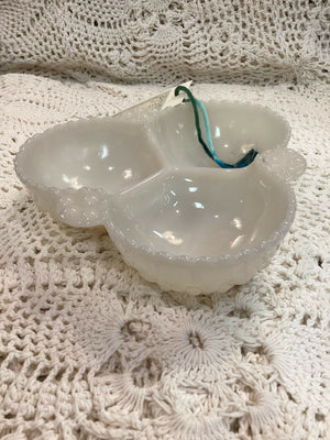 Vintage Hobnail Milk Glass