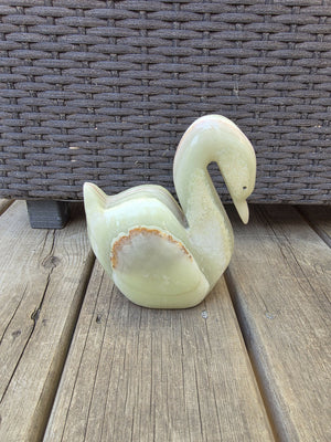 Vintage Marble Swan