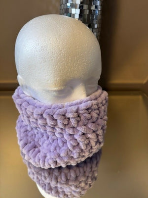 neck warmer purple