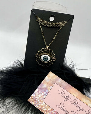 Brass Eyeball Flange NEcklace