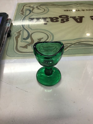 Vintage Footed Green Eye Wash (Made in USA)