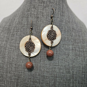 Gemstone earrings