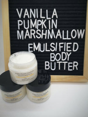 Emulsified Body Butter - Vanilla Pumpkin Marshmallow