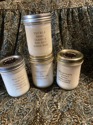 Assorted Sassy Soy Candles Linen Scented