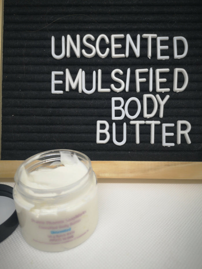 Unscented Emulsified Body Butter