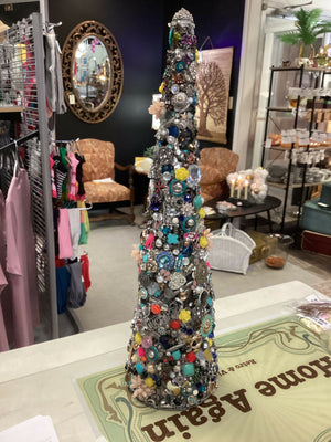 Vintage Handmade Jewelry Statue