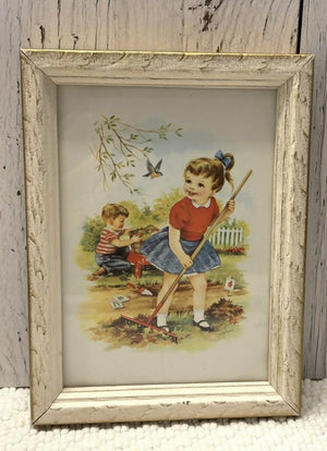 VINTAGE FRAMED PRINT