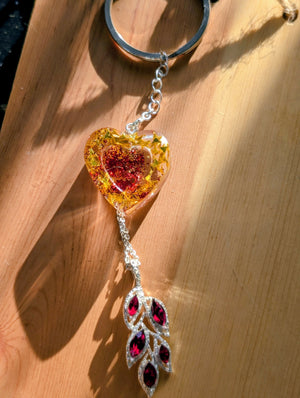 Heart with bling accessories