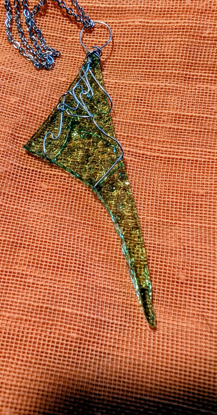 Necklace wire wrapped