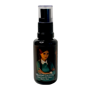 Yellow Calcite & Melissa (Lemon Balm) Crystal sPRAY