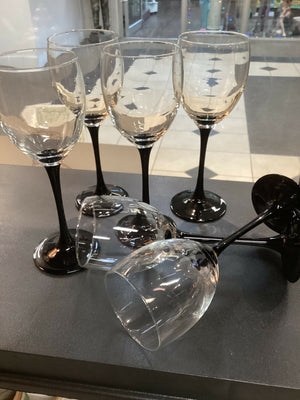 Vintage Luminarc Wine Glasses