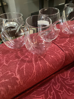 Vintage Swirl Red Wine Glasses (set 4)