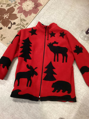 Vintage Suttles & Seaweed Fleece Jacket size M-L