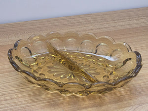 Vintage Anchor Hocking Fairfield divided dish