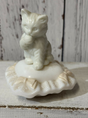 VINTAGE AVON PERFUME BOTTLE, CAT