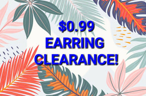 $0.99 EARRING CLEARANCE - 33RD ST W