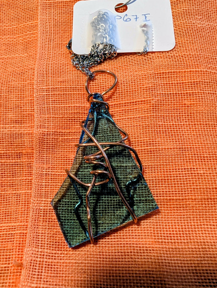 Necklace wire wrapped