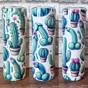 FUNNY CACTUS ADULT HUMOR tumbler / to go mug