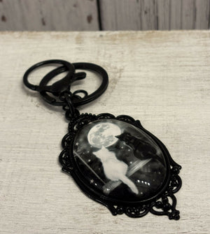 Large Cat-Themed Keychain