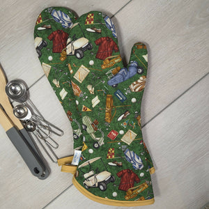 Gauntlet Style Oven Mitts