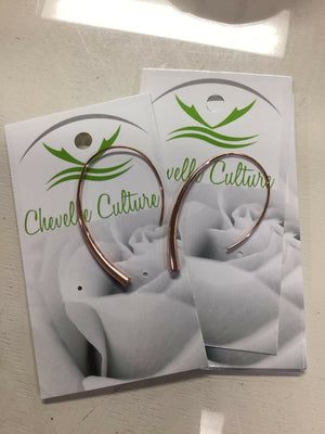Simple Rose Gold Earrings
