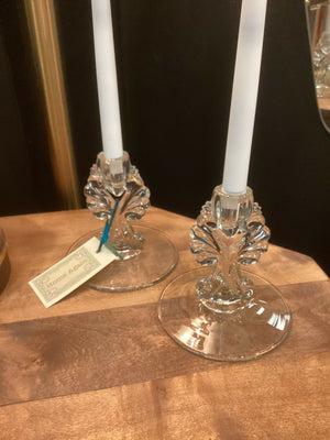 Crystal Candle Holders (2)