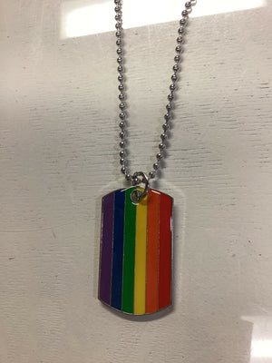 Dog Tag Pride Pendant